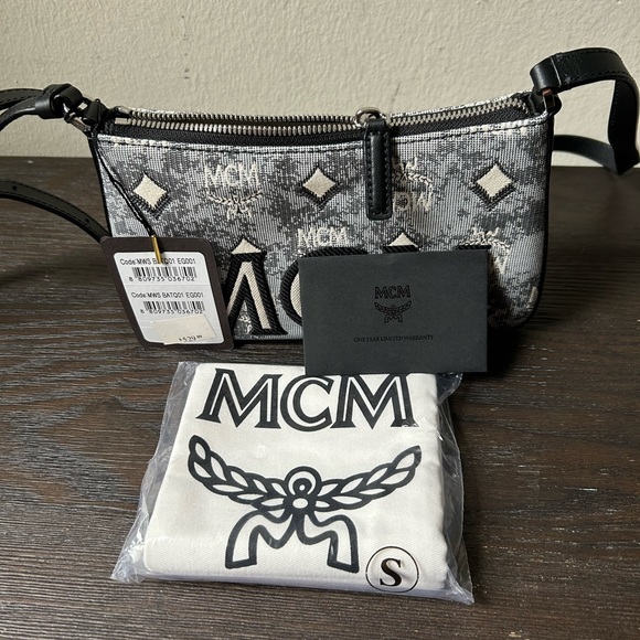 MCM Mini Vintage Jacquard Shoulder  Bag - Picture 11 of 14